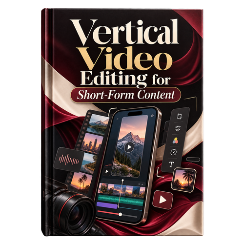 Vertical Video Editing for Short-Form Content ebook cover